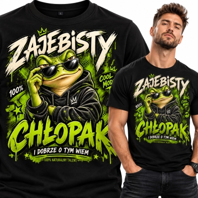 KOSZULKA DZIEŃ CHŁOPAKA ŻAJEBISTY CHŁOPAK